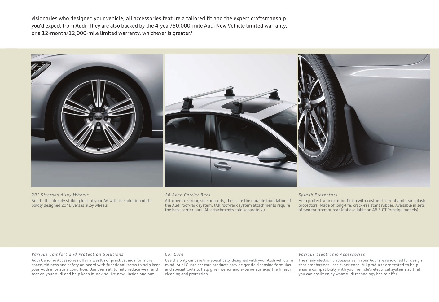 2012 Audi A6 Brochure Page 24